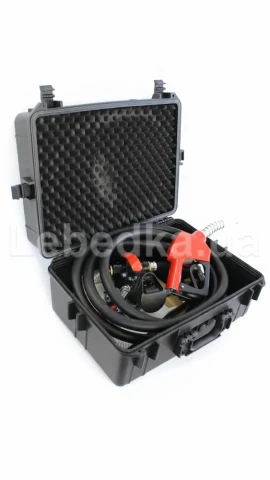 Купити Насос для перекачування ДТ GET Oil 12 В 50 л/хв зі шлангом і пістолетом у кейсі